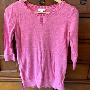 Gap maternity Small pink sweater 3/4 sleeve